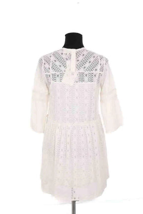 Robe Sézane Eva Ecru en Coton