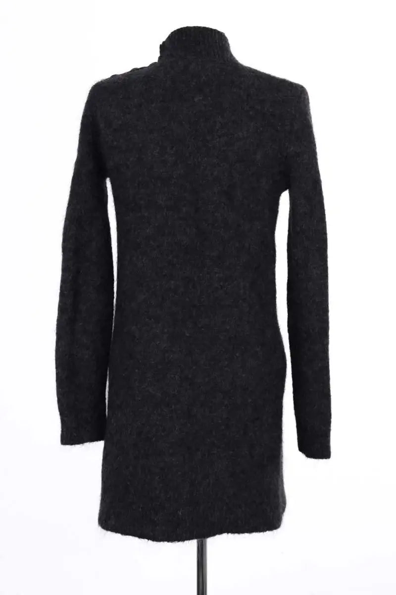 Robe Sézane Gris en Laine
