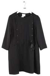 Robe Sézane Irina Noir en Synthétique, taille L - Seconde Main