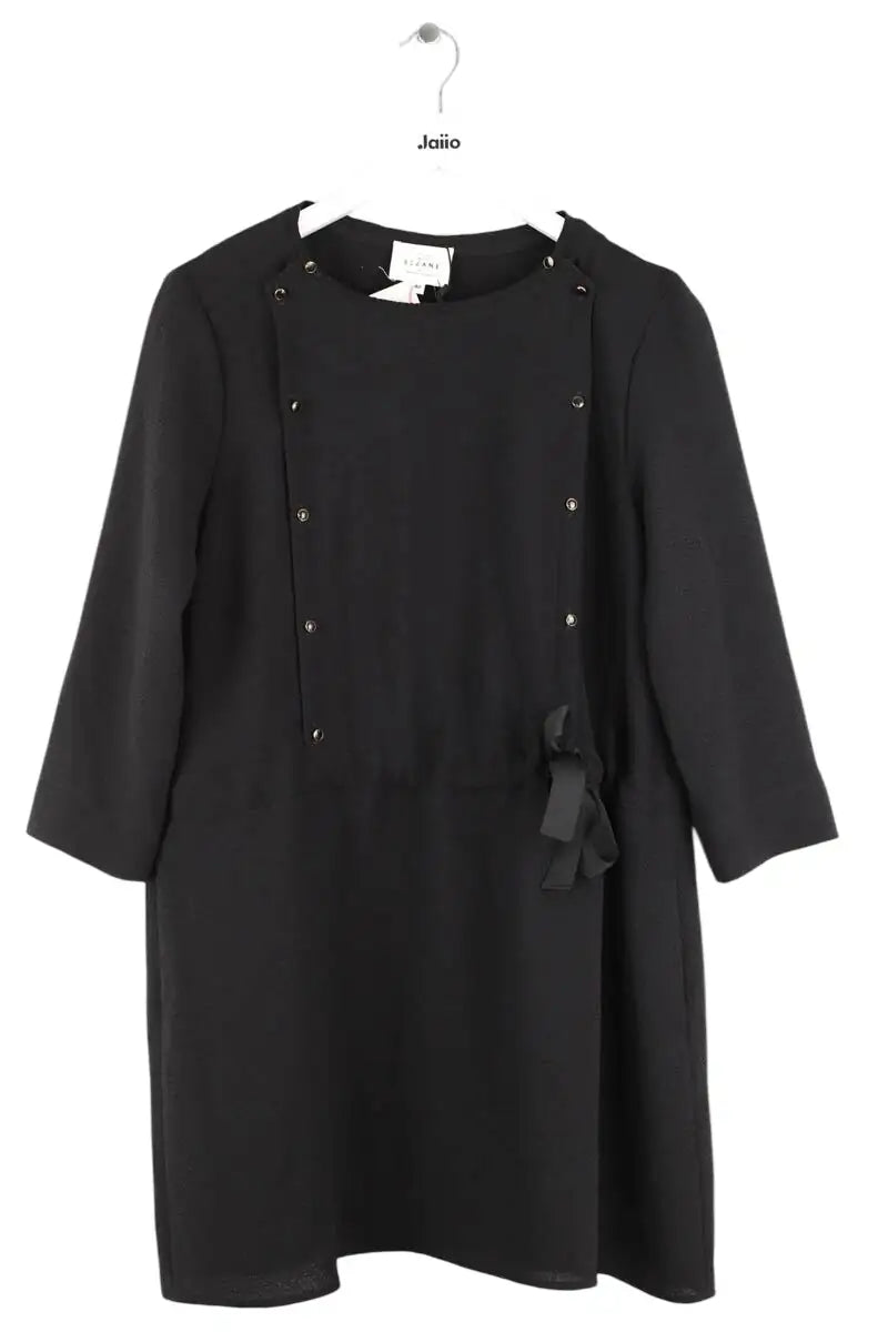 Robe Sézane Irina Noir en Synthétique, taille L - Seconde Main