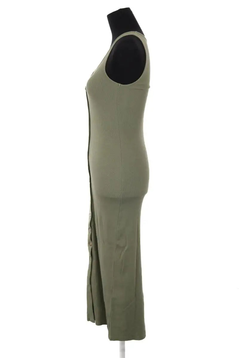 Robe Sézane Kaki en Coton - élasthanne
