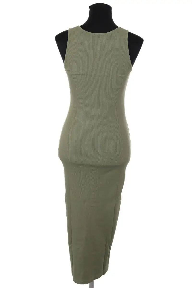 Robe Sézane Kaki en Coton - élasthanne