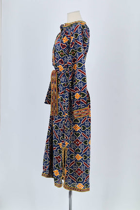 Robe Sézane Marine en Coton