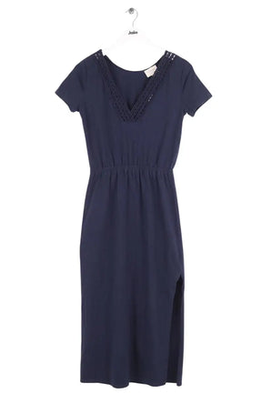Robe Sézane Marine en Coton, taille S - Seconde Main