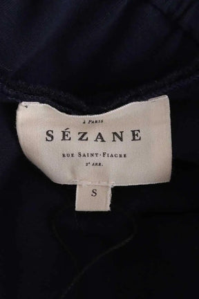 Robe Sézane Marine en Coton