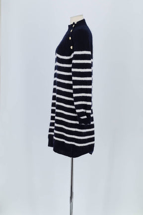 Robe Sézane Marine en Polyamide