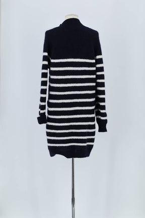 Robe Sézane Marine en Polyamide