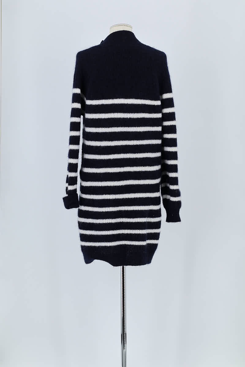 Robe Sézane Marine en Polyamide