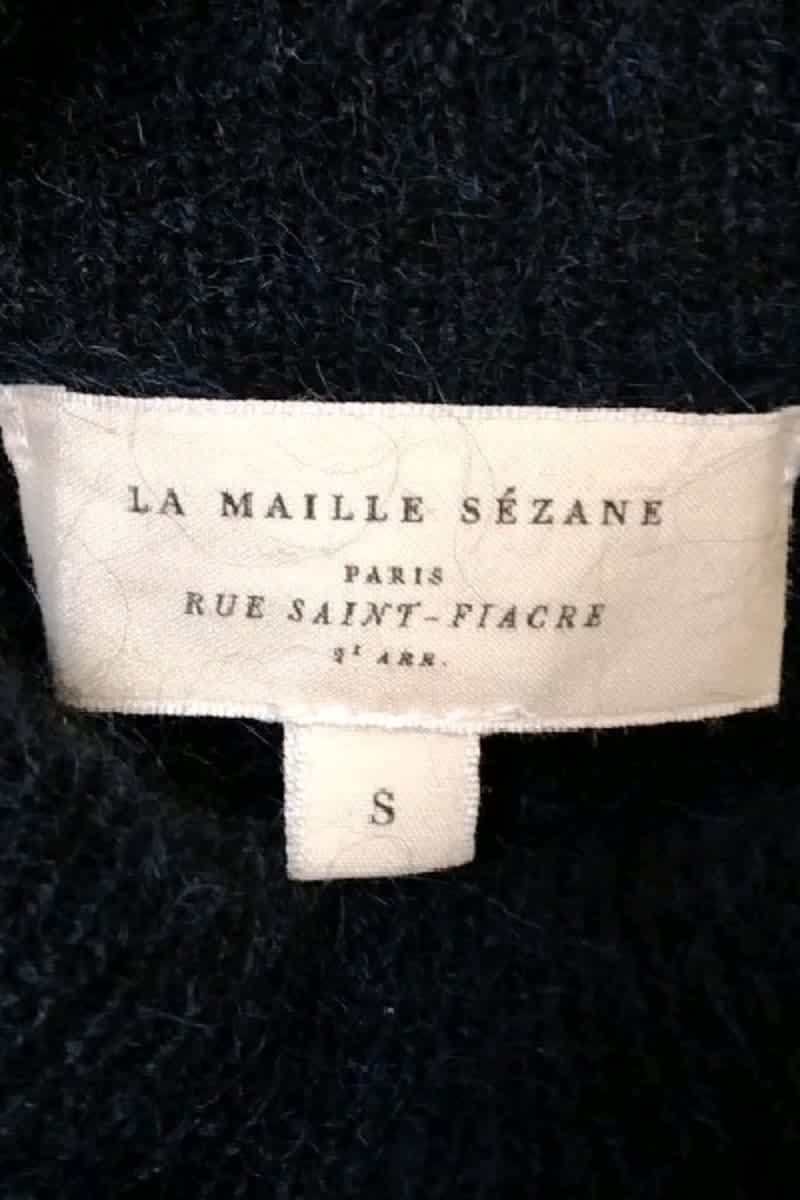 Robe Sézane Marine en Polyamide