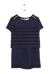 Robe Sézane Marine en Synthétique, taille S - Seconde Main