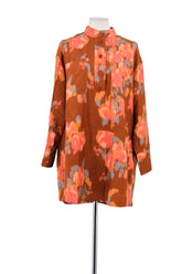 Robe Sézane Marron en Soie, taille S - Seconde Main