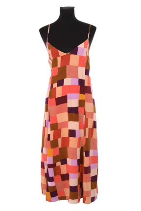 Robe Sézane Multicolore en Soie, taille XL - Seconde Main