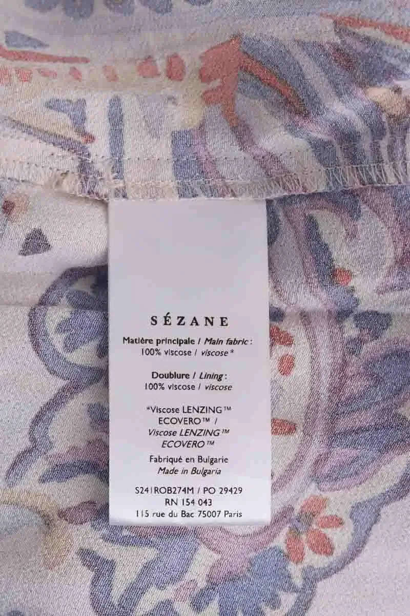 Robe Sézane Multicolore en Viscose
