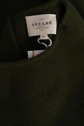 Robe Sézane Nicia Kaki en Laine