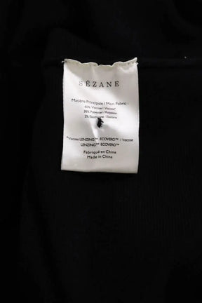 Robe Sézane Noir en Coton