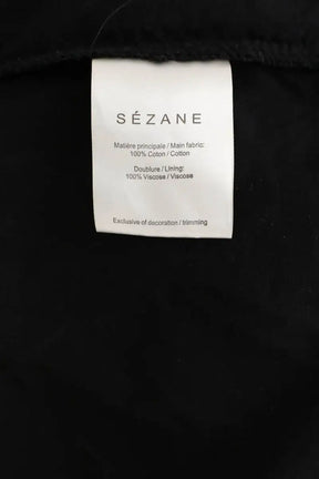 Robe Sézane Noir en Coton