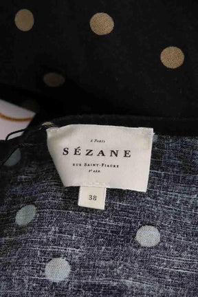 Robe Sézane Noir en Coton