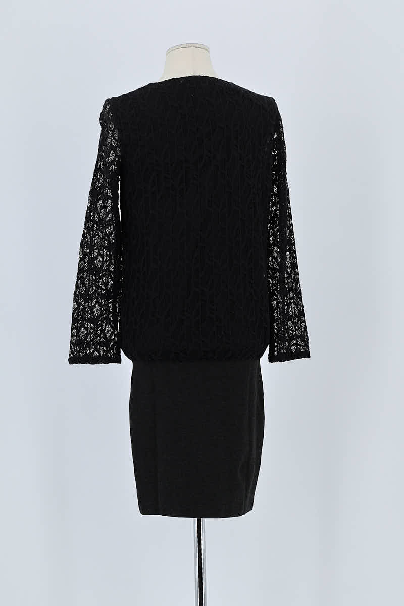 Robe Sézane Noir en Coton