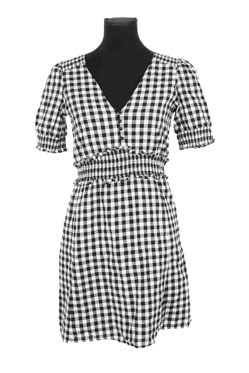 Robe Sézane Noir en Coton, taille S - Seconde Main