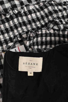 Robe Sézane Noir en Coton