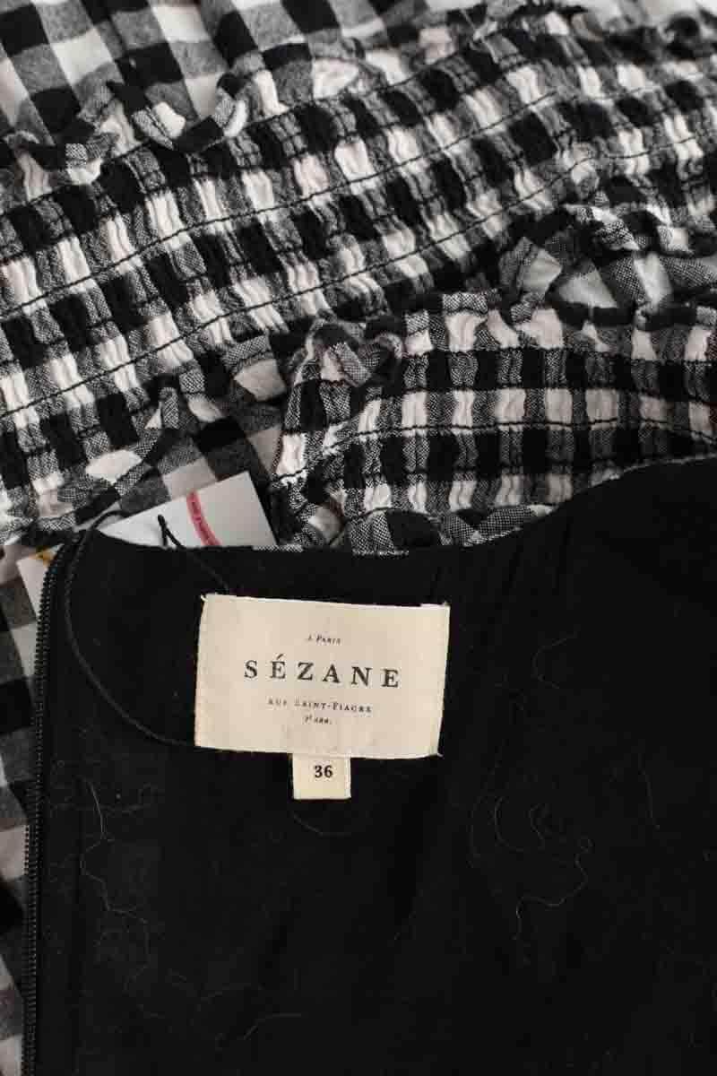 Robe Sézane Noir en Coton