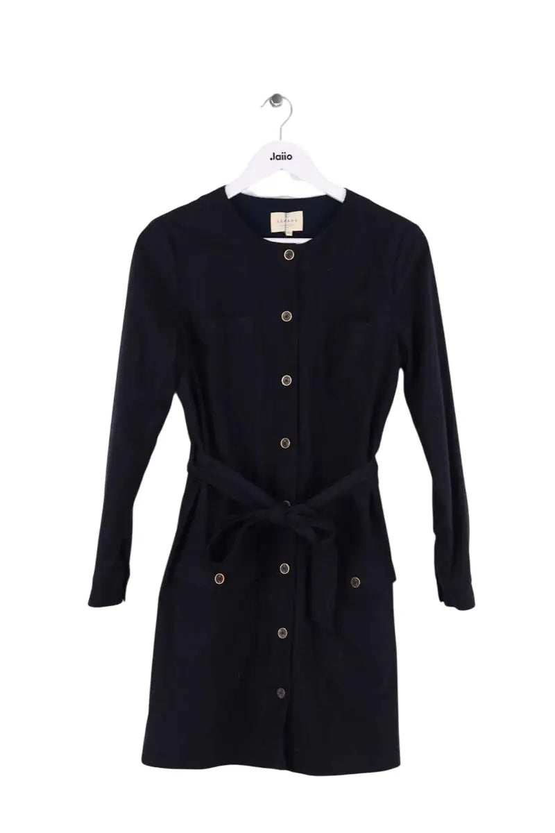 Robe Sézane Noir en Coton, taille S - Seconde Main