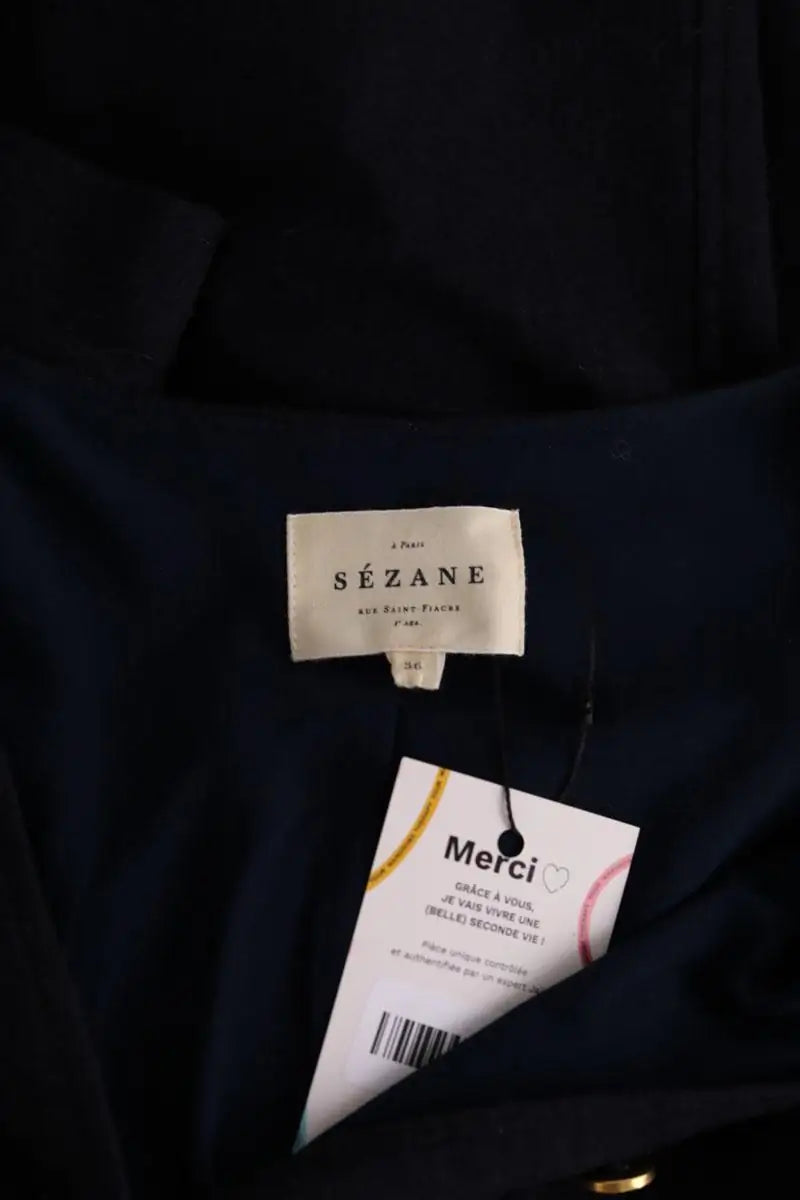 Robe Sézane Noir en Coton