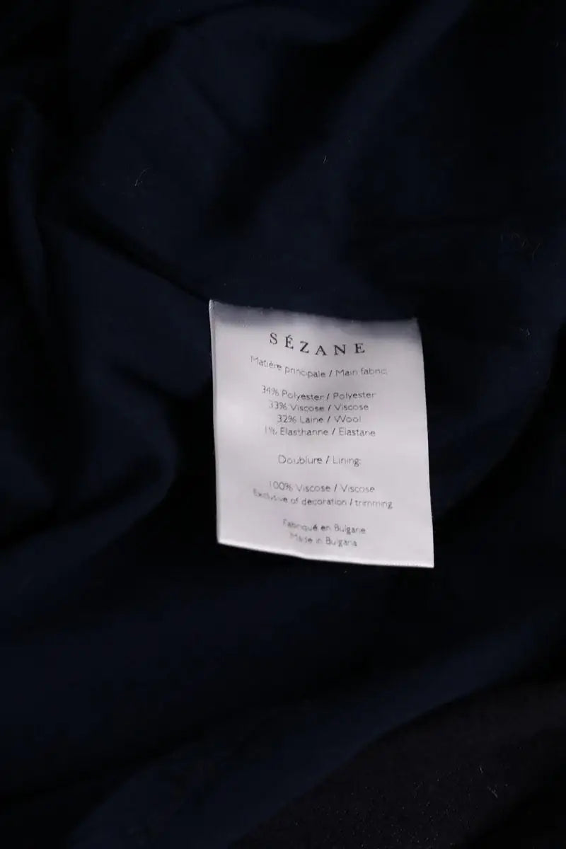 Robe Sézane Noir en Coton