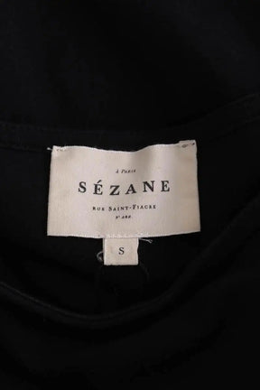 Robe Sézane Noir en Coton