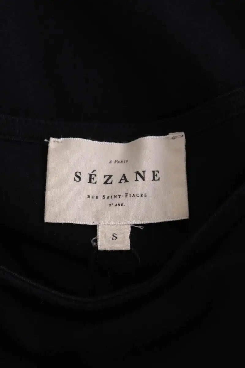 Robe Sézane Noir en Coton
