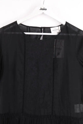 Robe Sézane Noir en Coton