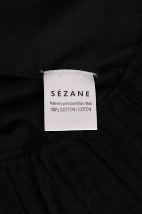 Robe Sézane Noir en Coton
