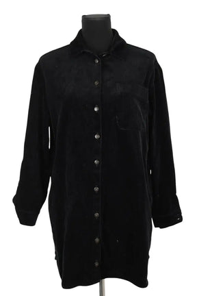 Robe Sézane Noir en Coton, taille XS - Seconde Main