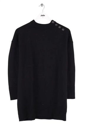 Robe Sézane Noir en Laine, taille S - Seconde Main