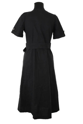 Robe Sézane Noir en Lin