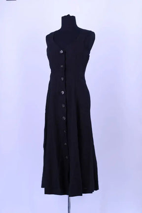 Robe Sézane Noir en Lin