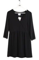 Robe Sézane Noir en Polyester, taille S - Seconde Main