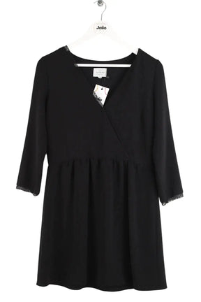 Robe Sézane Noir en Polyester, taille S - Seconde Main