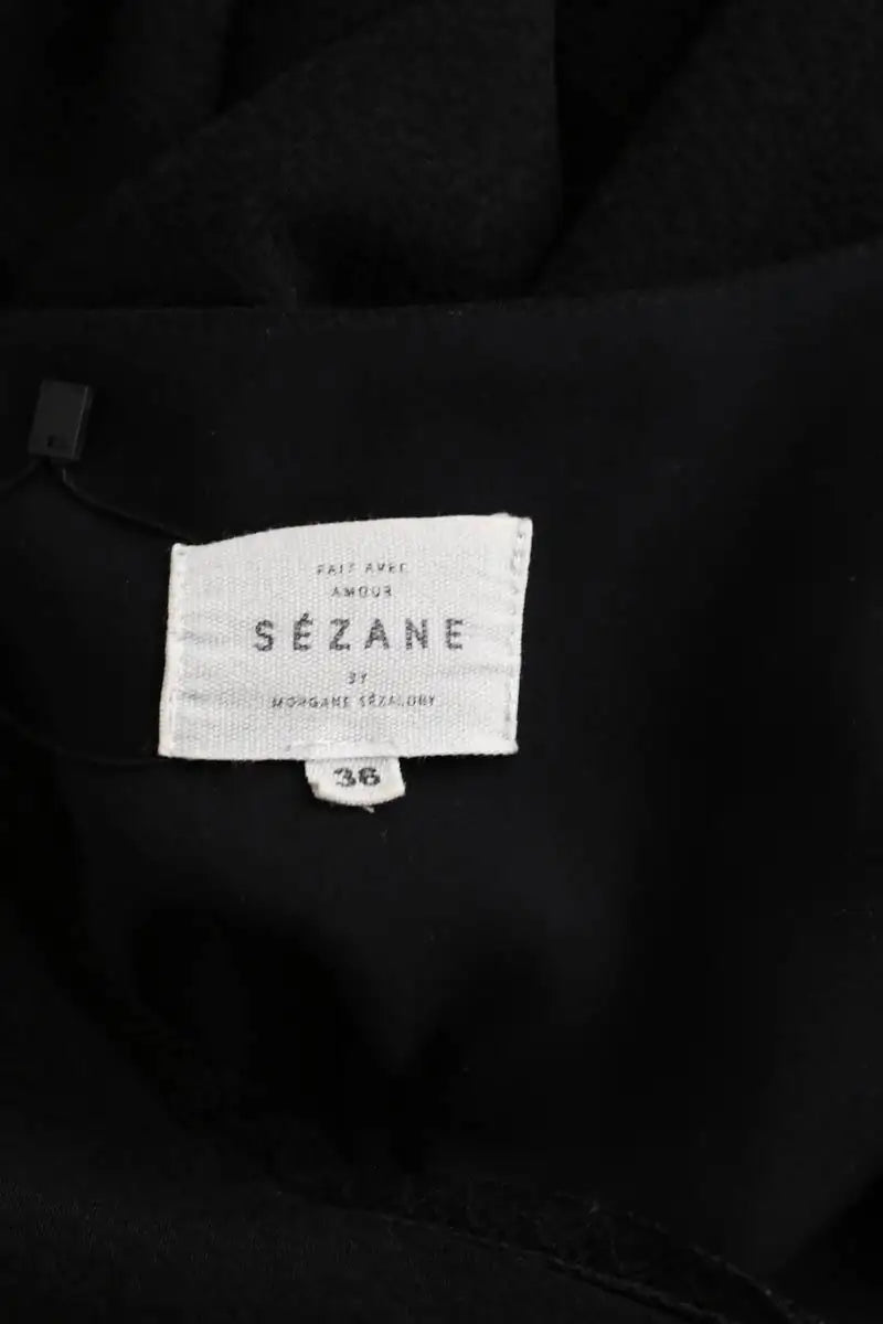 Robe Sézane Noir en Polyester