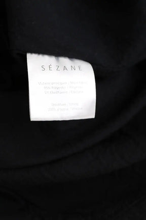 Robe Sézane Noir en Polyester
