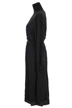 Robe Sézane Noir en Soie