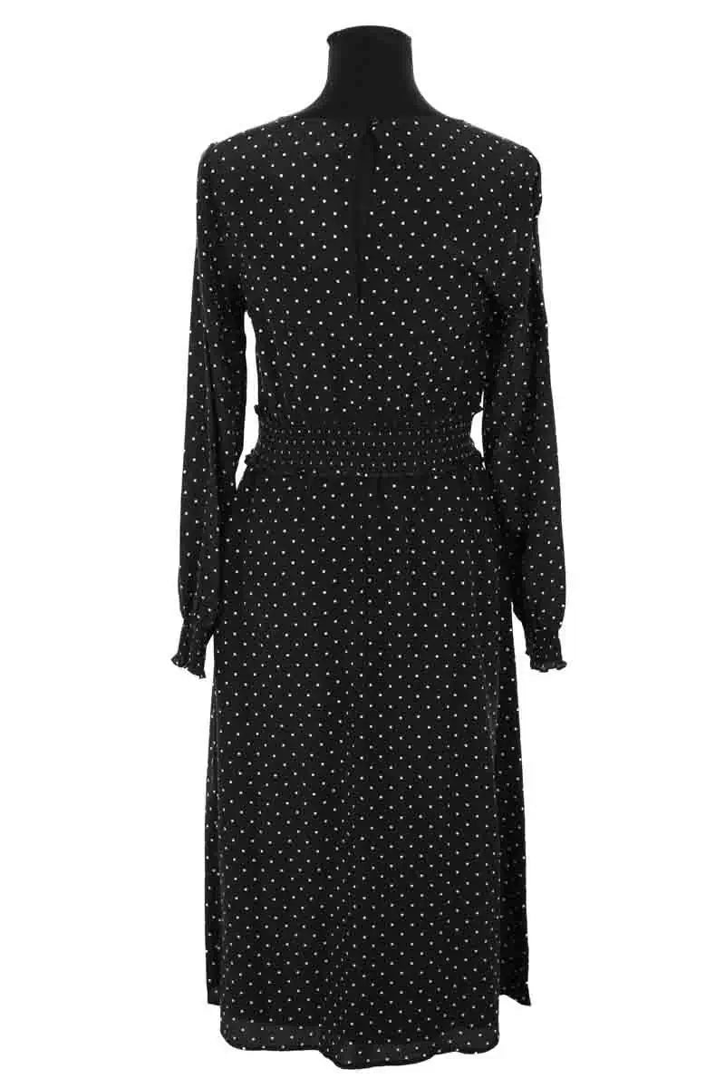 Robe Sézane Noir en Soie