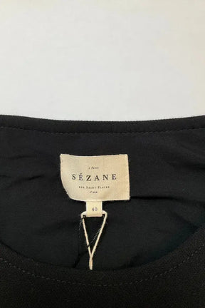 Robe Sézane Noir en Synthétique