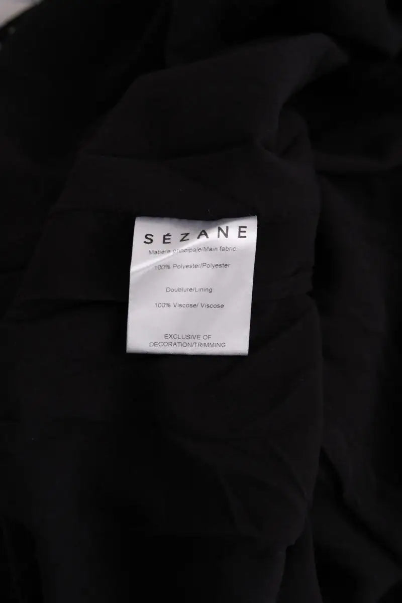 Robe Sézane Noir en Synthétique
