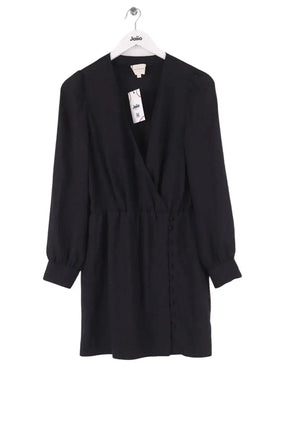 Robe Sézane Noir en Synthétique, taille M - Seconde Main