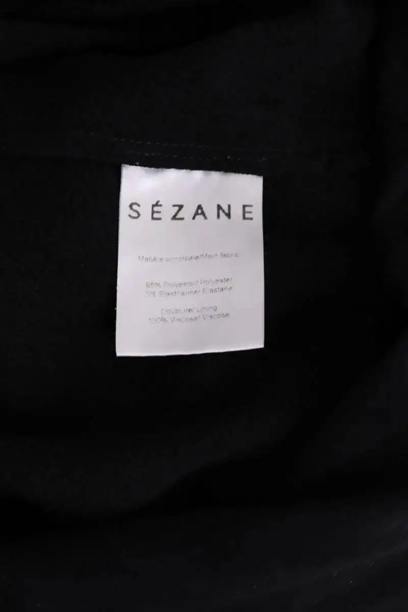 Robe Sézane Noir en Synthétique
