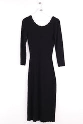 Robe Sézane Noir en Viscose, taille M - Seconde Main