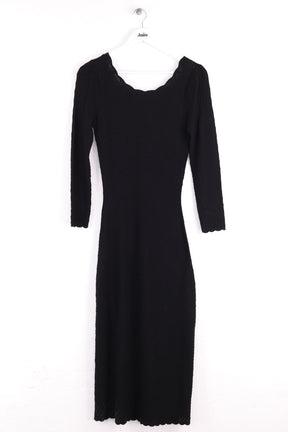 Robe Sézane Noir en Viscose, taille M - Seconde Main