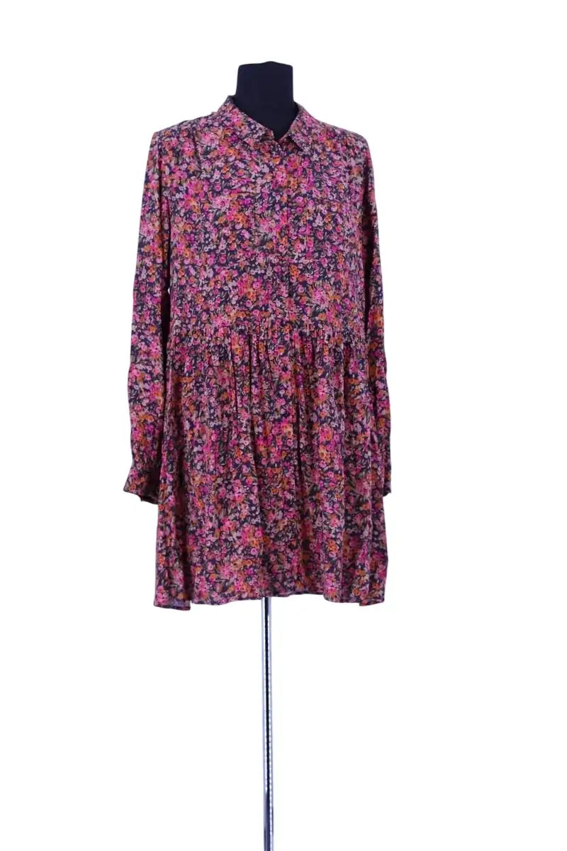 Robe Sézane Noir en Viscose, taille XL - Seconde Main