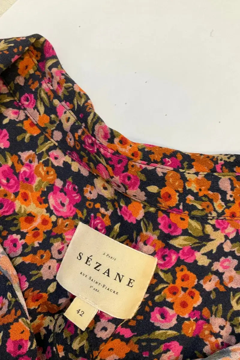 Robe Sézane Noir en Viscose